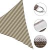 16'x16'x16' Triangle Sun Shade Sail/ Coffee+White