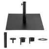 40 lbs Square Umbrella Base Stand with for Backyard Patio