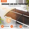 VEVOR Window Door Awning Canopy 80" x 40", UPF 50+ Polycarbonate Entry Door Outdoor Window Awning Exterior, Front Door Overhang Awning for Sun Shutter