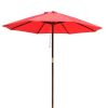 10FT Umbrella Cover Replacement Red