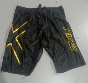 Quick-Drying Compression Shorts For Men (Option: XXL-Golden)