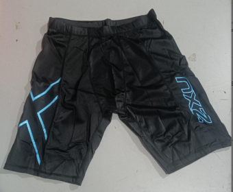 Quick-Drying Compression Shorts For Men (Option: M-blue)