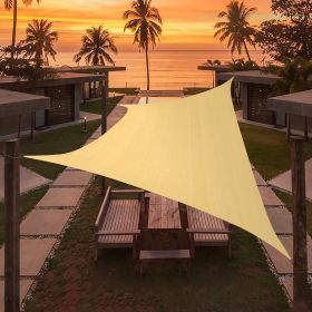 Artpuch 11'x11'Customize Sand Sun Shade Sail Commercial Standard UV Block 185 GSM, Water and Air Permeable, Heavy Duty, Carport Patio Outdoor - (Custo (size: 13'X25')