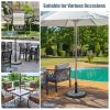 Outdoor Lawn Backyard Patio Moving Umbrella Base