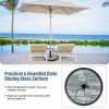 Outdoor Lawn Backyard Patio Moving Umbrella Base