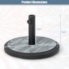 Outdoor Lawn Backyard Patio Moving Umbrella Base