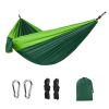 1pc Outdoor Camping Hammock; Portable Nylon Parachute Hammock 106*55in